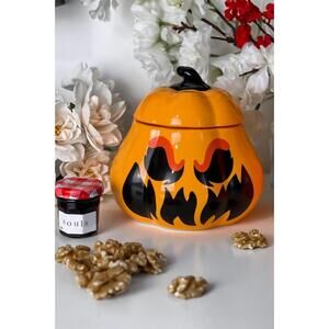 Killstar Pumpkin Halloween jar